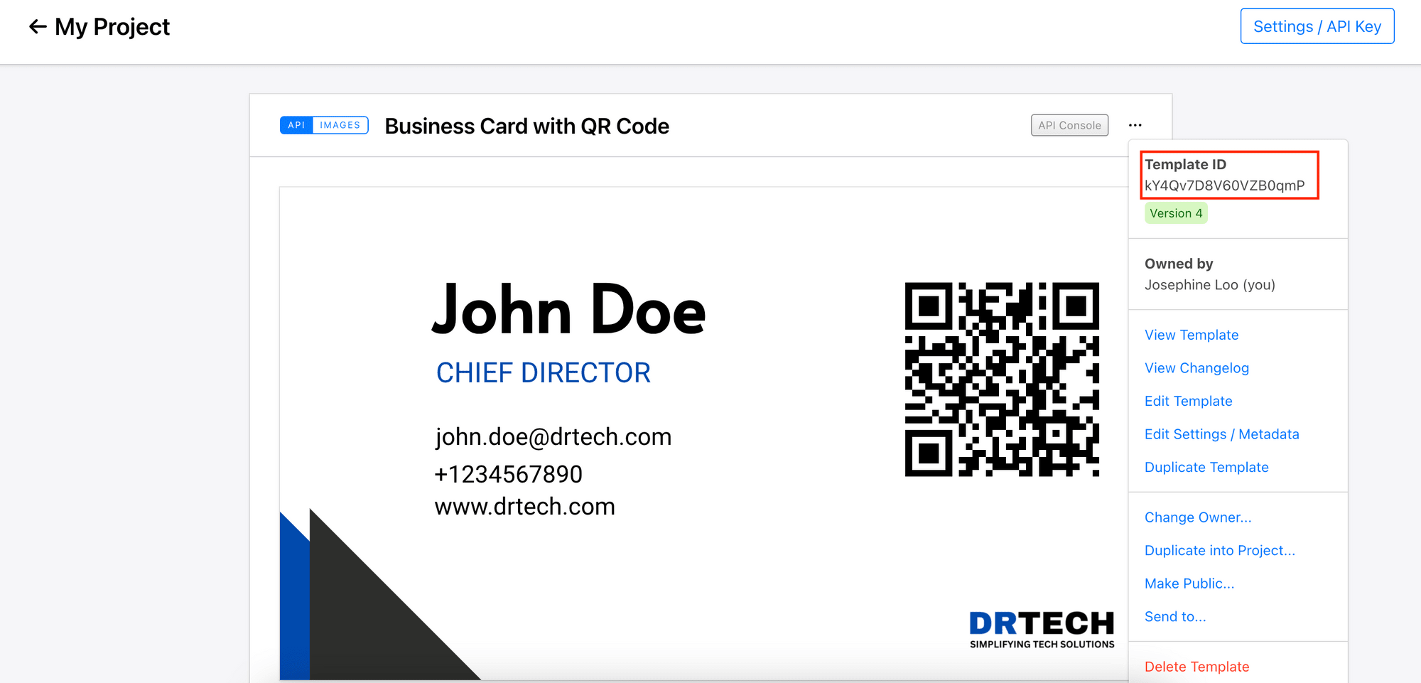 Bannerbear business card with QR code template - template ID.png