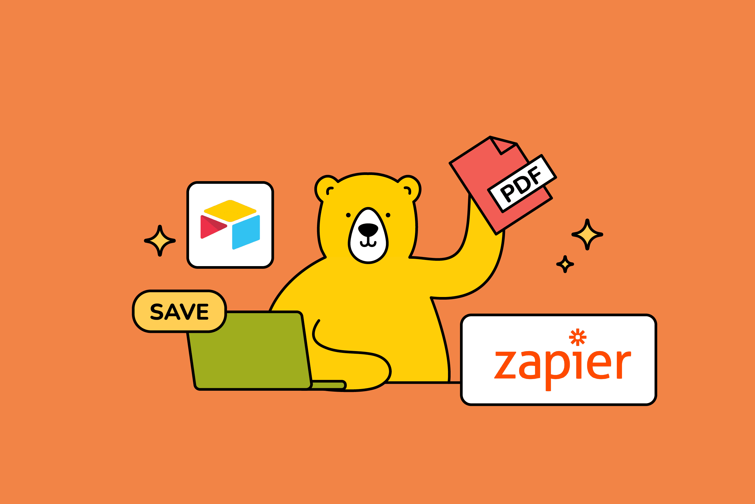 How to Save Generated Bannerbear PDFs to Airtable with Zapier