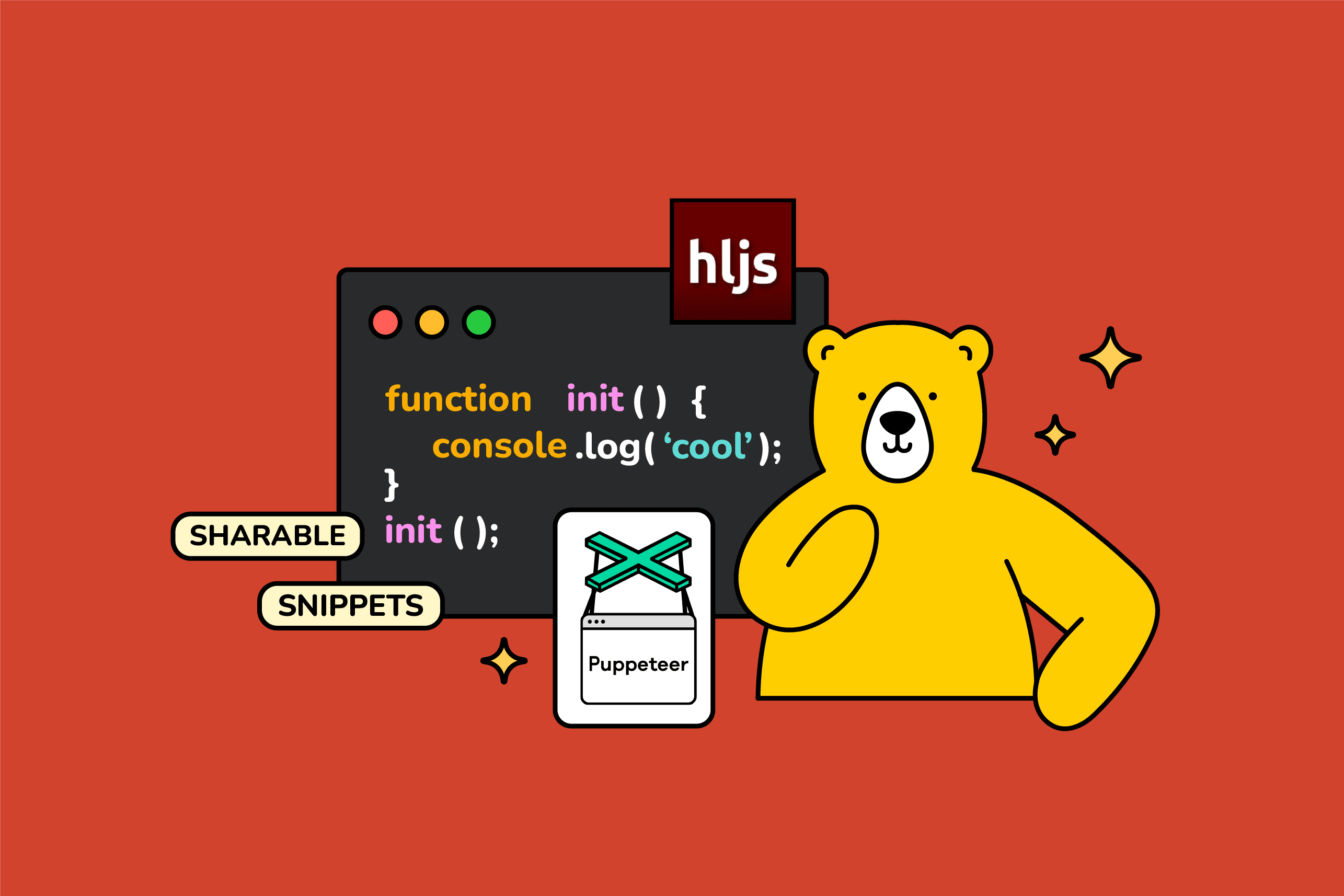 How to Turn Your Code into Branded Shareable Snippets with Highlight.js, Puppeteer, and Bannerbear