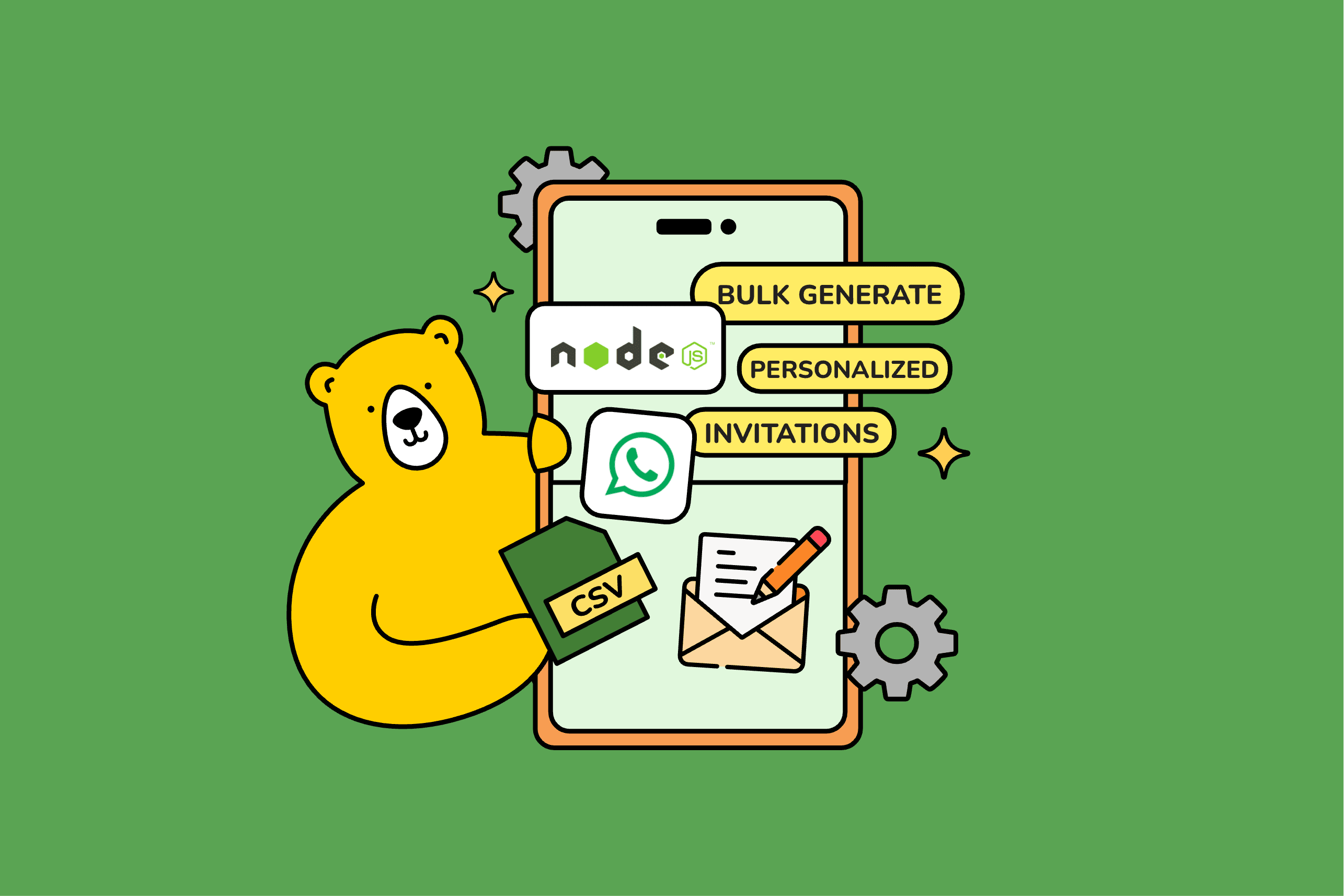 How to Bulk Generate and Send Personalized Invitations from a CSV File Using Bannerbear and WhatsApp Cloud API (Node.js)