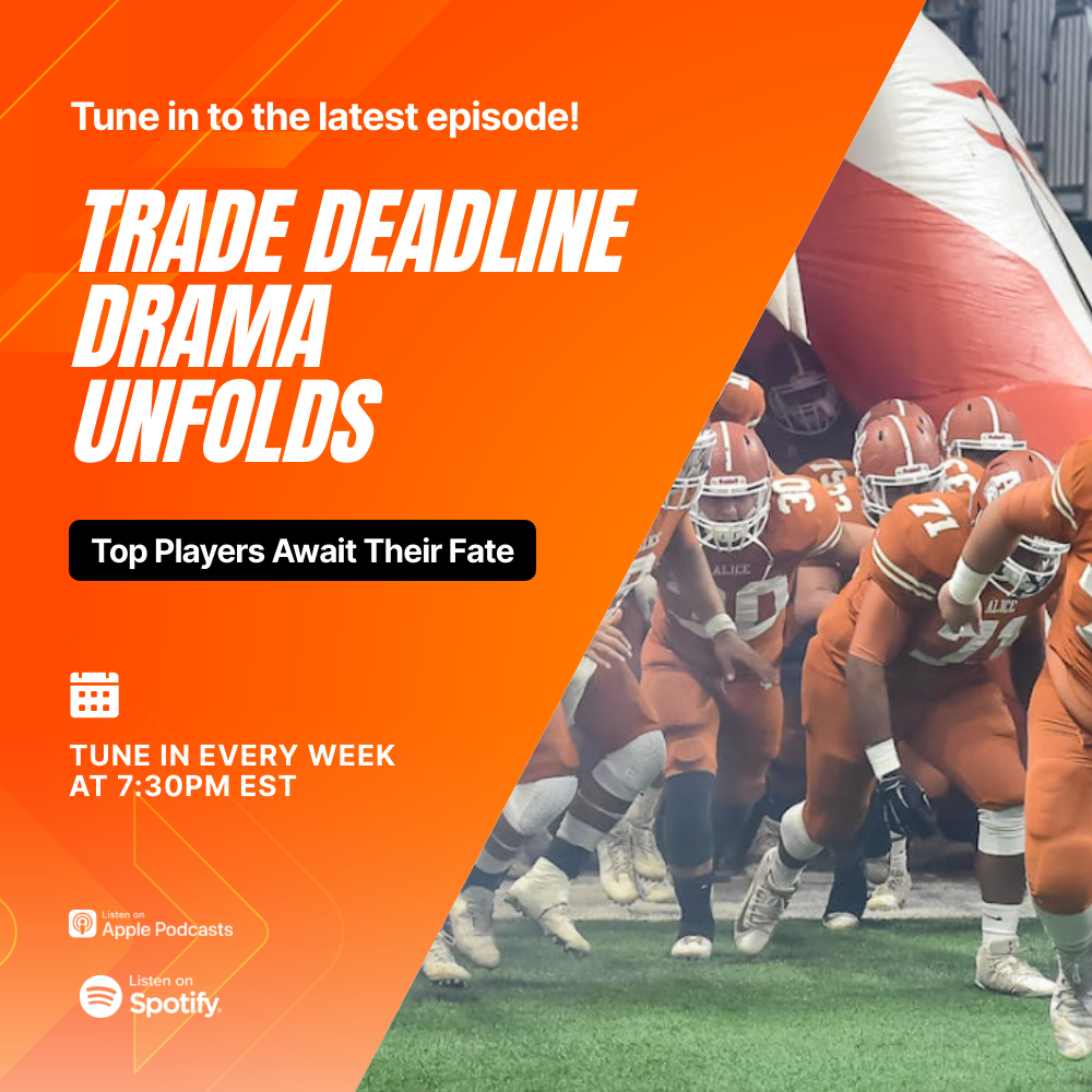 Bannerbear Orange Gradient Sports With Image Podcast Instagram Feed Post template