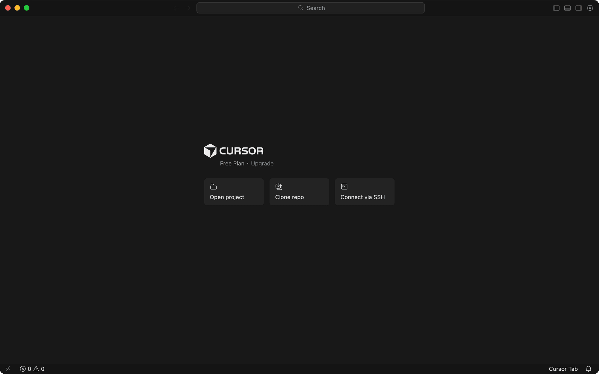 Cursor - after logging in.png