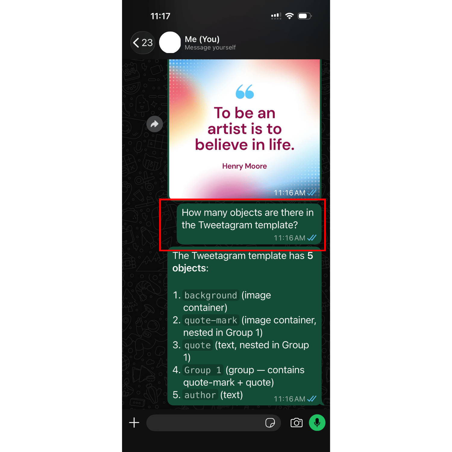 checking a template's details using Bannerbear MCP in OpenClaw WhatsApp channel.png