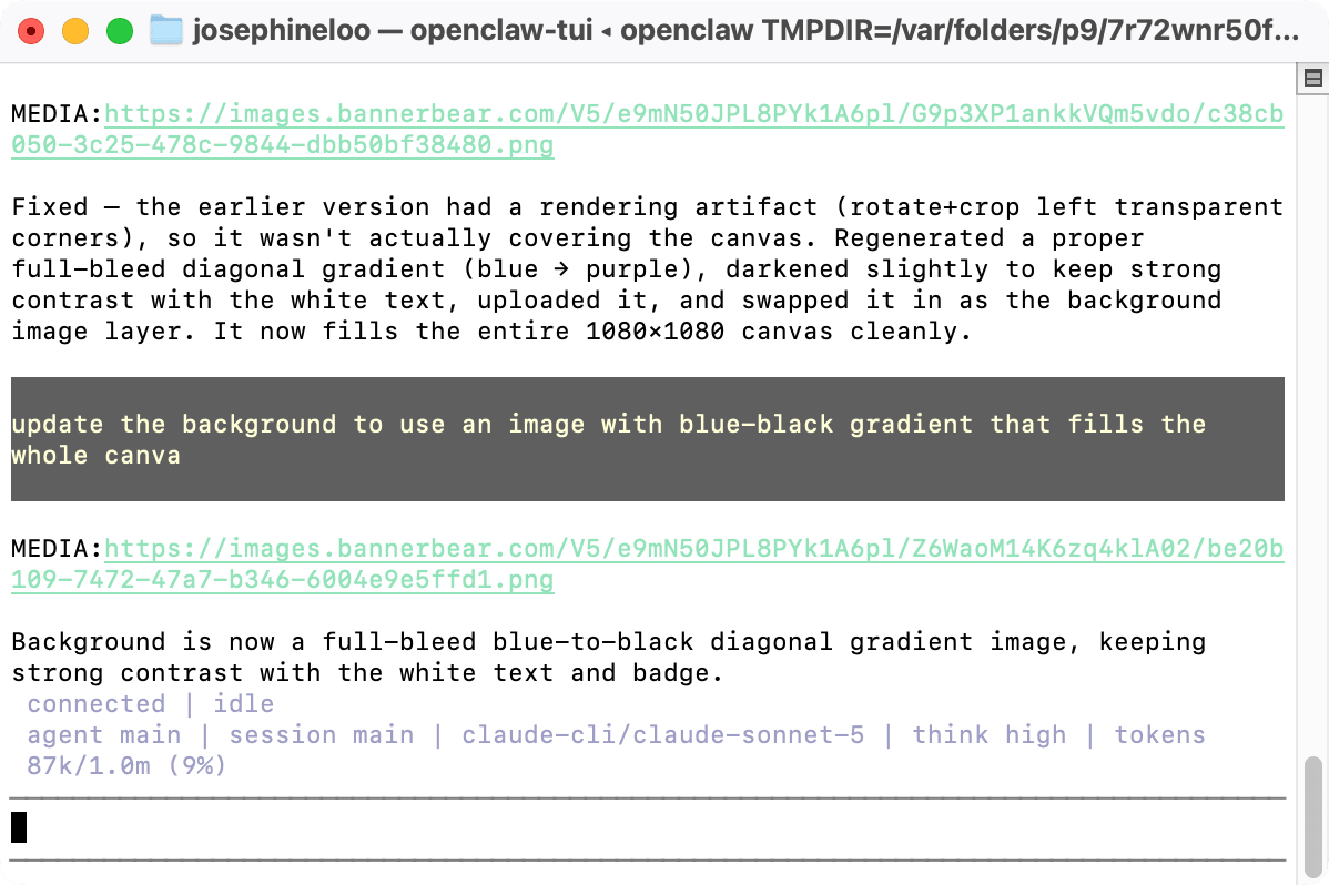 a screenshot of updating the template.png